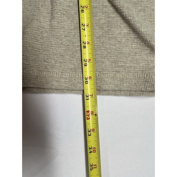 Outdoor Life Mens Waffle Knit Henley Long Sleeve Shirt Size XL Oatmeal Beige - Picture 6 of 10